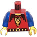 LEGO rot Minifig Torso mit Drachen Kopf (973)