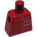 LEGO Rood Minifiguur Torso zonder armen met Postman (973)