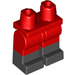 LEGO Rood Minifigure Heupen en benen met Zwart Boots (3815)