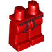 LEGO rot Minifigure Hüften und Beine mit Dark rot Sash (93755 / 94300)