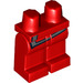 LEGO rouge Minifigure Hanches et jambes avec grise Shirt Bord (3815 / 99346)