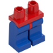 LEGO Rot Minifigur Hüften mit Blau Beine (73200 / 88584)