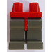 LEGO Red Minifigure Hips with Dark Gray Legs (3815 / 73200)