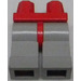 LEGO Rood Minifiguur Heupen met Licht Grijs Poten (3815 / 73200)