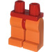 LEGO Rosso Minifigure Fianchi con Arancione Gambe (3815 / 73200)