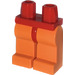 LEGO Rood Minifigure Heupen met Orange Poten (3815 / 73200)