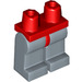 LEGO Rood Minifigure Heupen met Sand Blauw Poten (3815 / 73200)