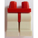 LEGO rouge Minifigure Les hanches avec blanc Jambes (73200 / 88584)