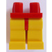 LEGO rot Minifigure Hüften mit Gelb Beine (73200 / 88584)