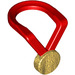 LEGO Rood Minifigure Medal (10099 / 85823)