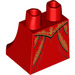 LEGO rot Minifigure Skirt mit Princess Iron Fan Gold Trim (36036 / 66050)
