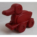 LEGO rouge Minifigure, Utensil Pull-Along Duck (3D Printed) (SLSDUCK)