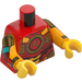 LEGO Red Monkie Kid Minifig Torso (973 / 76382)