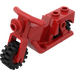 LEGO Rød Motorcykel Old Style med Rød Hjul