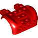 LEGO Red Mudgard Bonnet 6 x 6 x 2.3 (6 x 4) (80481)
