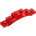 LEGO Rot Kotflügel Platte 1 x 6 mit Kante (4925 / 62361)