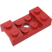 LEGO Red Mudguard Plate 2 x 4 with Arches with Hole (60212)