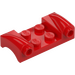 LEGO Red Mudguard Plate 2 x 4 with Headlights and Curved Fenders (93590)