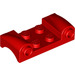 LEGO Red Mudguard Plate 2 x 4 with Headlights and Curved Fenders (93590)