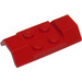LEGO Red Mudguard Plate 2 x 4 with Wheel Arches (3787)