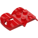 LEGO Red Mudguard Vehicle Base with 2 x 2 Plate (3400)