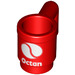 LEGO Rojo Taza con Octan logo (3899 / 16259)