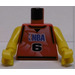 LEGO rouge NBA player, Number 6 Torse