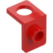 LEGO Red Neck Bracket with Stud with Thinner Back Wall (42446)