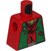 LEGO Rood Ninja Robber Torso zonder armen (973)