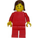 LEGO rot Outfit Lady Minifigur