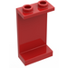 LEGO rot Panel 1 x 2 x 3 ohne seitliche Stützen, hohle Bolzen (2362 / 30009)