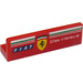 LEGO Red Panel 1 x 4 with Rounded Corners with &#039;Gilles Villeneuve&#039;, &#039;FIAT&#039; and Ferrari Logo (Right) Sticker (15207)