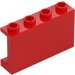 LEGO Red Panel 1 x 4 x 2 (14718)