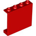 LEGO Rosso Pannello 1 x 4 x 3 senza supporti laterali, bottoncini cavi (4215 / 30007)