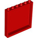 LEGO Rood Paneel 1 x 6 x 5 (35286 / 59349)