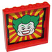 LEGO Red Panel 1 x 6 x 5 with The Joker Head Sticker (59349)