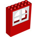 LEGO rot Panel 2 x 6 x 6 mit Fenster und Panes (75547)