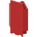 LEGO Red Panel 3 x 3 x 6 Corner Wall with Bottom Indentations (2345)