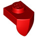 LEGO Red Plate 1 x 1 with Downwards Tooth (15070)