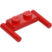 LEGO Red Plate 1 x 2 with Handles (Low Handles) (3839)