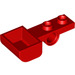 LEGO rouge assiette 1 x 2 avec Trou et Seau (88289)