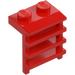 LEGO Rood Plaat 1 x 2 met Ladder (4175 / 31593)