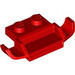 LEGO rot Platte 1 x 2 mit Racer Gitter (50949)