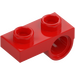 LEGO Rojo Placa 1 x 2 con Underside Agujero (18677 / 28809)