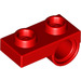 LEGO Red Plate 1 x 2 with Underside Hole (18677 / 28809)