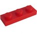 LEGO Red Plate 1 x 3 (3623)