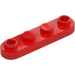 LEGO Red Plate 1 x 4 with Rounded Ends (77845)