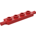 LEGO rouge assiette 1 x 4 avec Roue Holders (2926 / 42946)