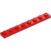 LEGO Rood Plaat 1 x 8 (3460)