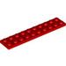 LEGO Red Plate 2 x 10 (3832)